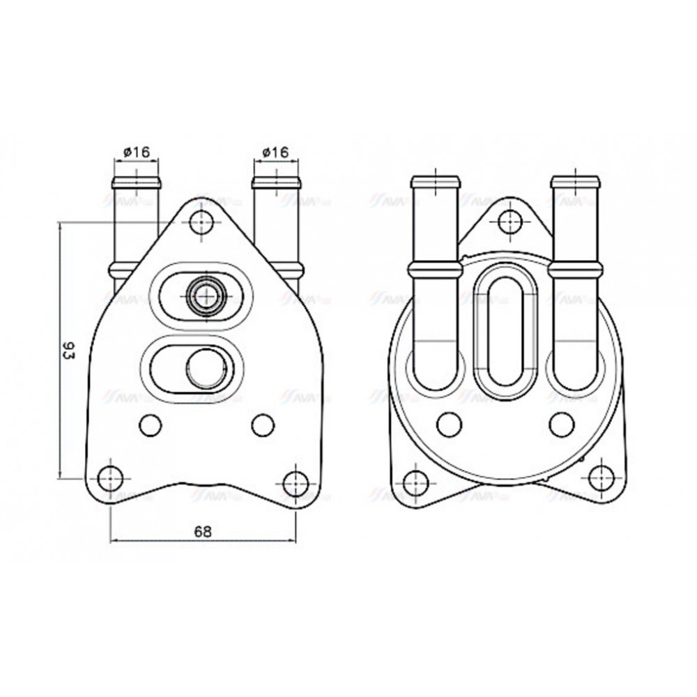 Image for AVA Cooling - Oil Cooler