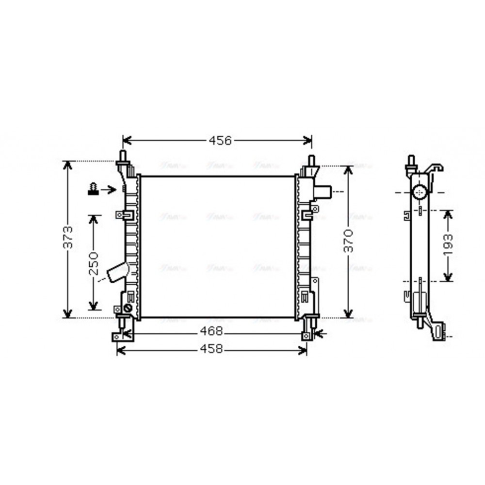 Image for AVA Cooling - Radiator