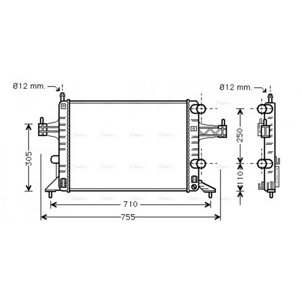 Image for AVA Cooling - Radiator