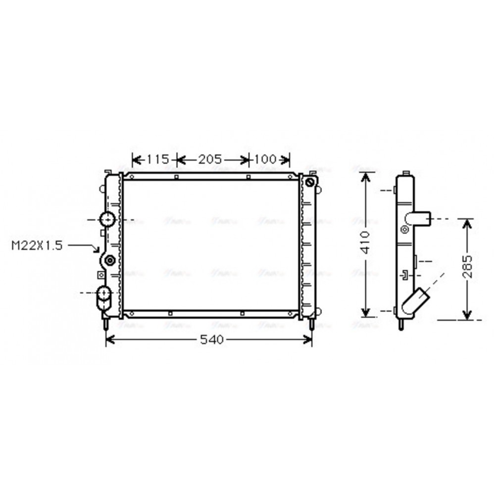 Image for AVA Cooling - Radiator