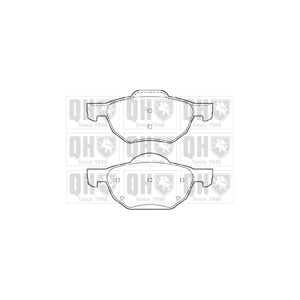 Image for QH BP1380 Brake Pad Set