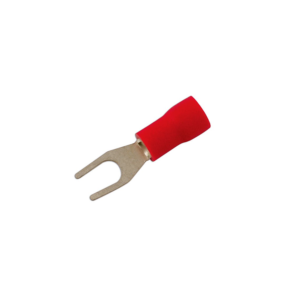 Image for Connect 30150 Fork Terminal 3.7mm Red Pk 100