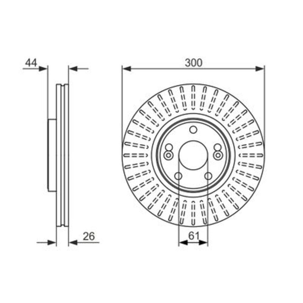 Image for Bosch Brake disc BD1508