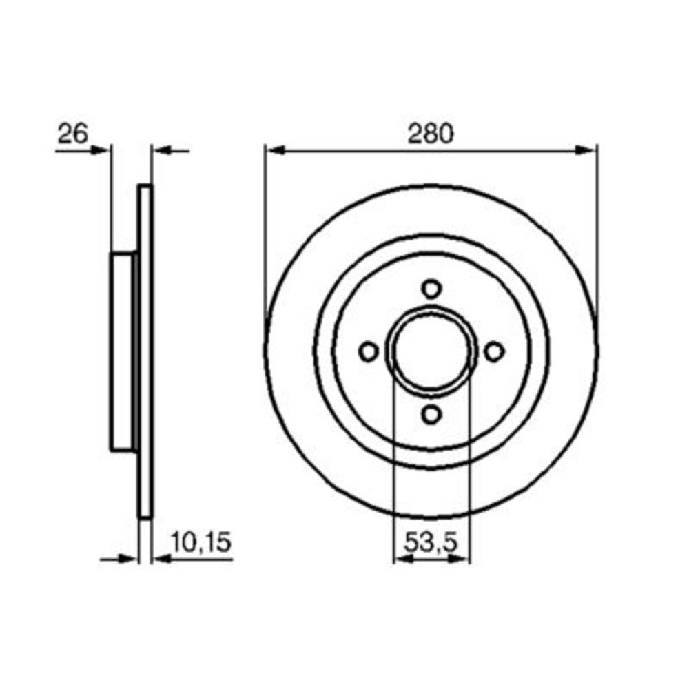 Image for Bosch Brake disc BD931