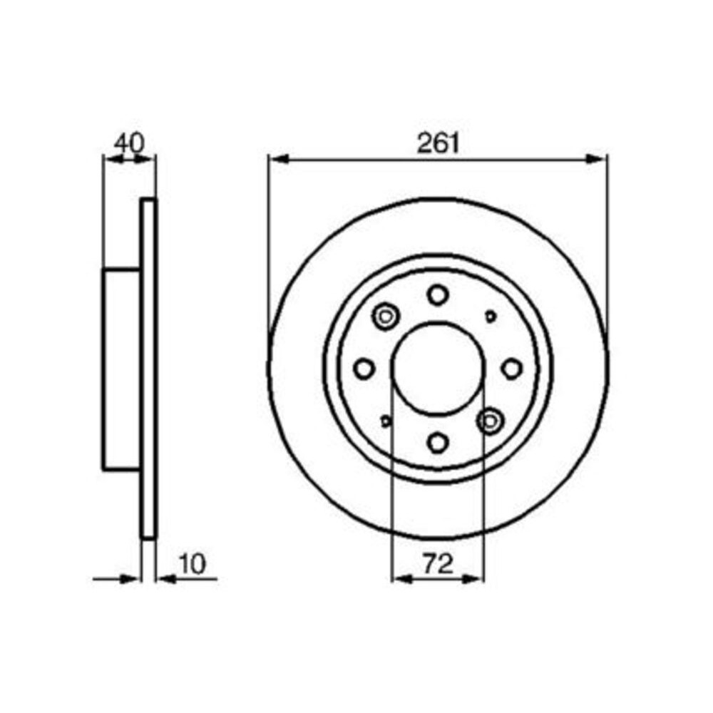 Image for Bosch Brake disc BD909