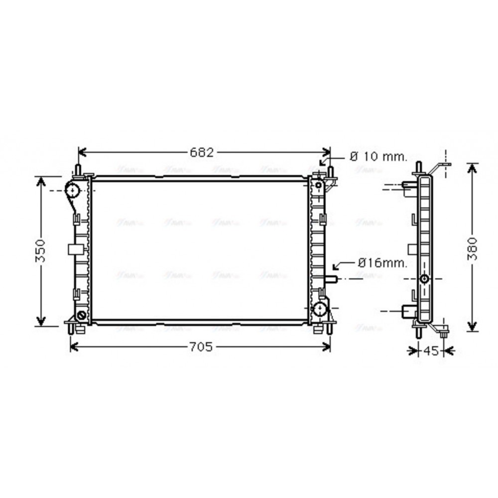 Image for AVA Cooling - Radiator