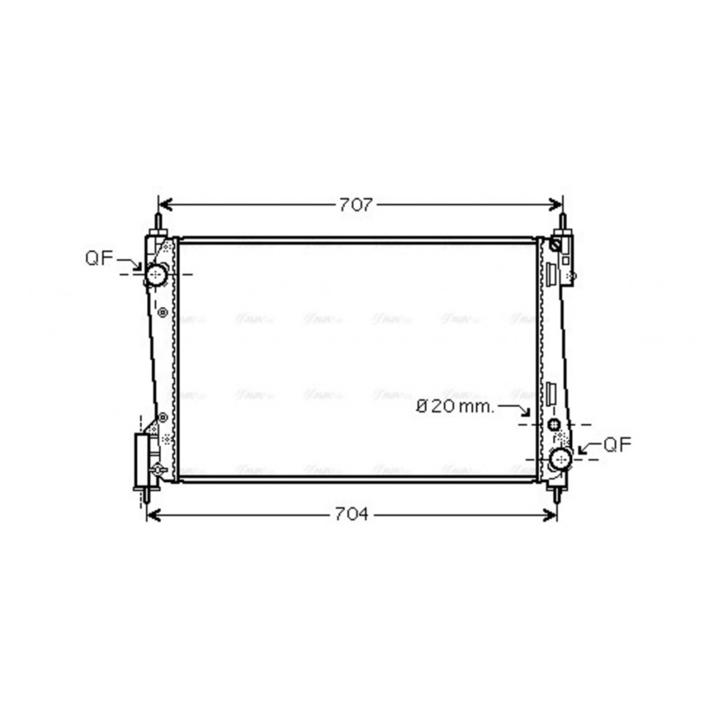 Image for AVA Cooling - Radiator