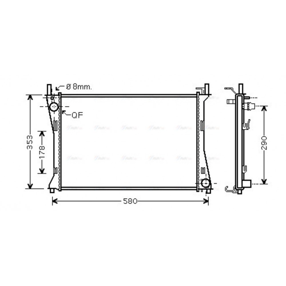 Image for AVA Cooling - Radiator