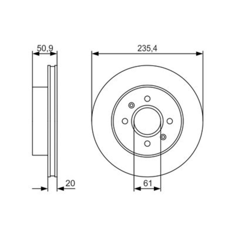 Image for Bosch Brake disc BD1787