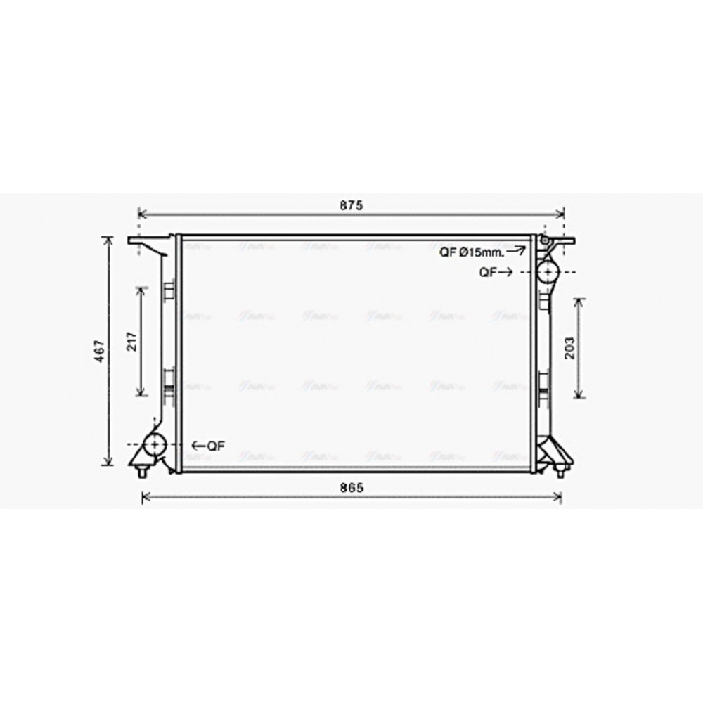 Image for AVA Cooling - Radiator