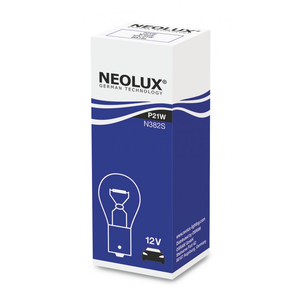 Image for Neolux N382S 12v 21w BA15s (382) Single box