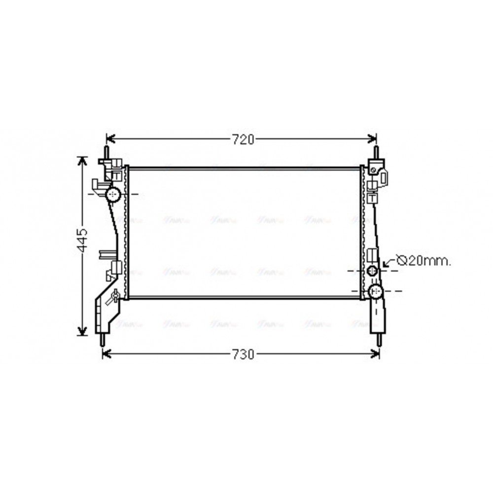 Image for AVA Cooling - Radiator