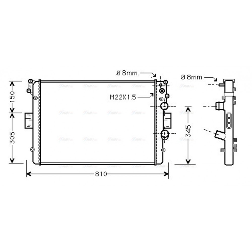 Image for AVA Cooling - Radiator