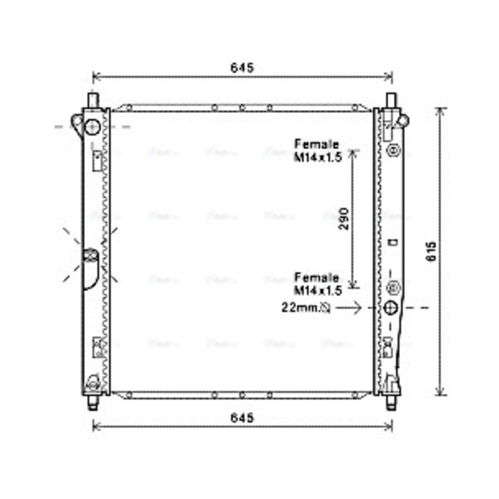 Image for AVA Cooling - Radiator