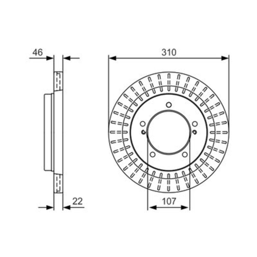 Image for Bosch Brake disc BD2389