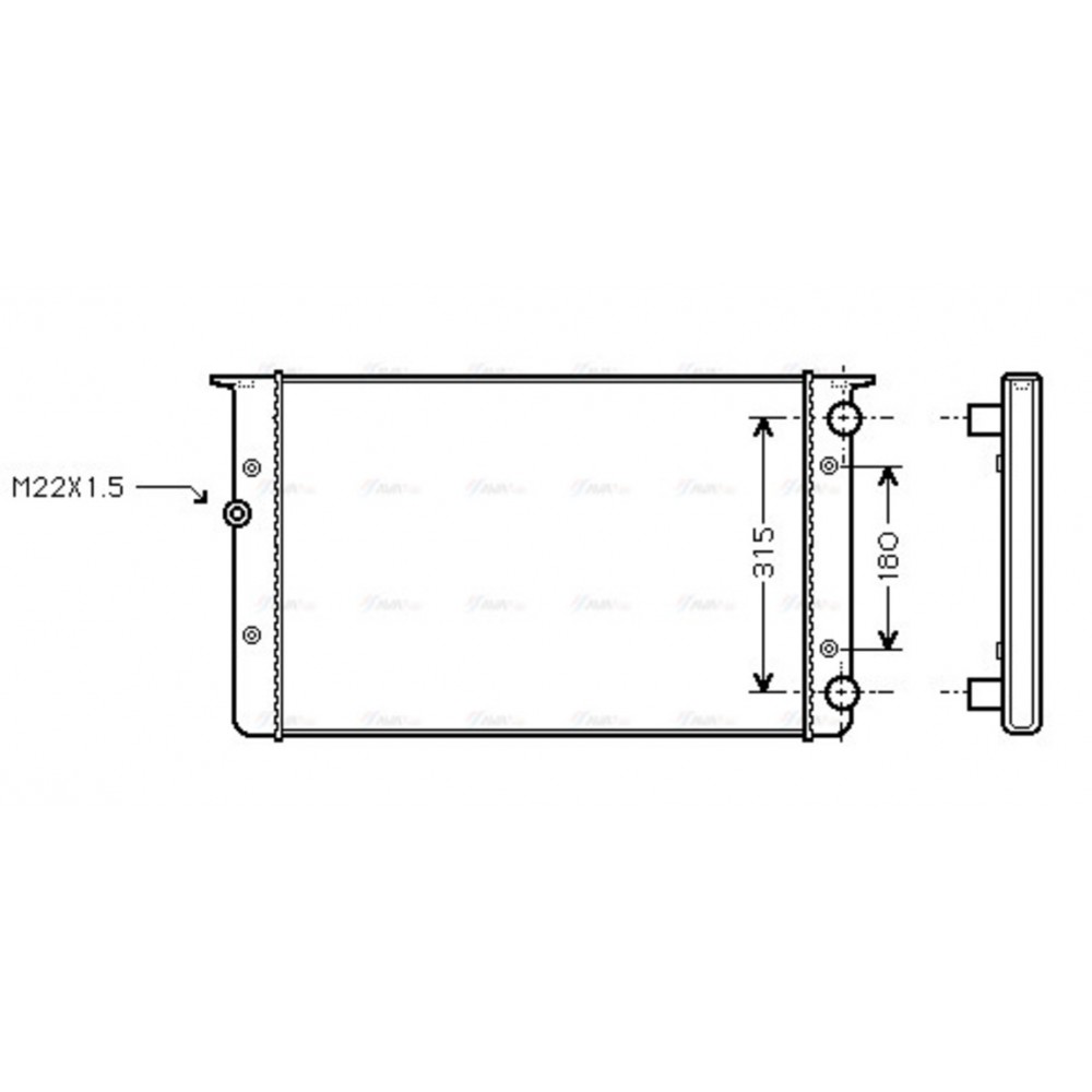 Image for AVA Cooling - Radiator