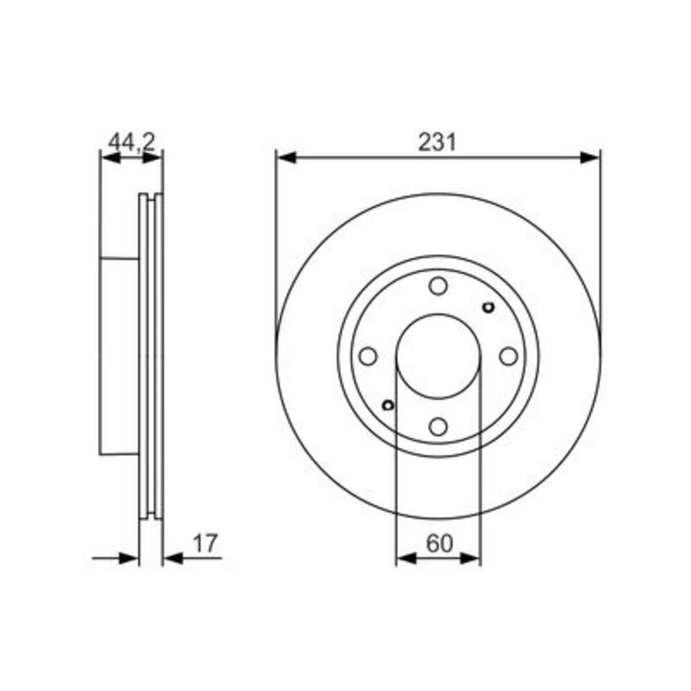 Image for Bosch Brake disc BD1758