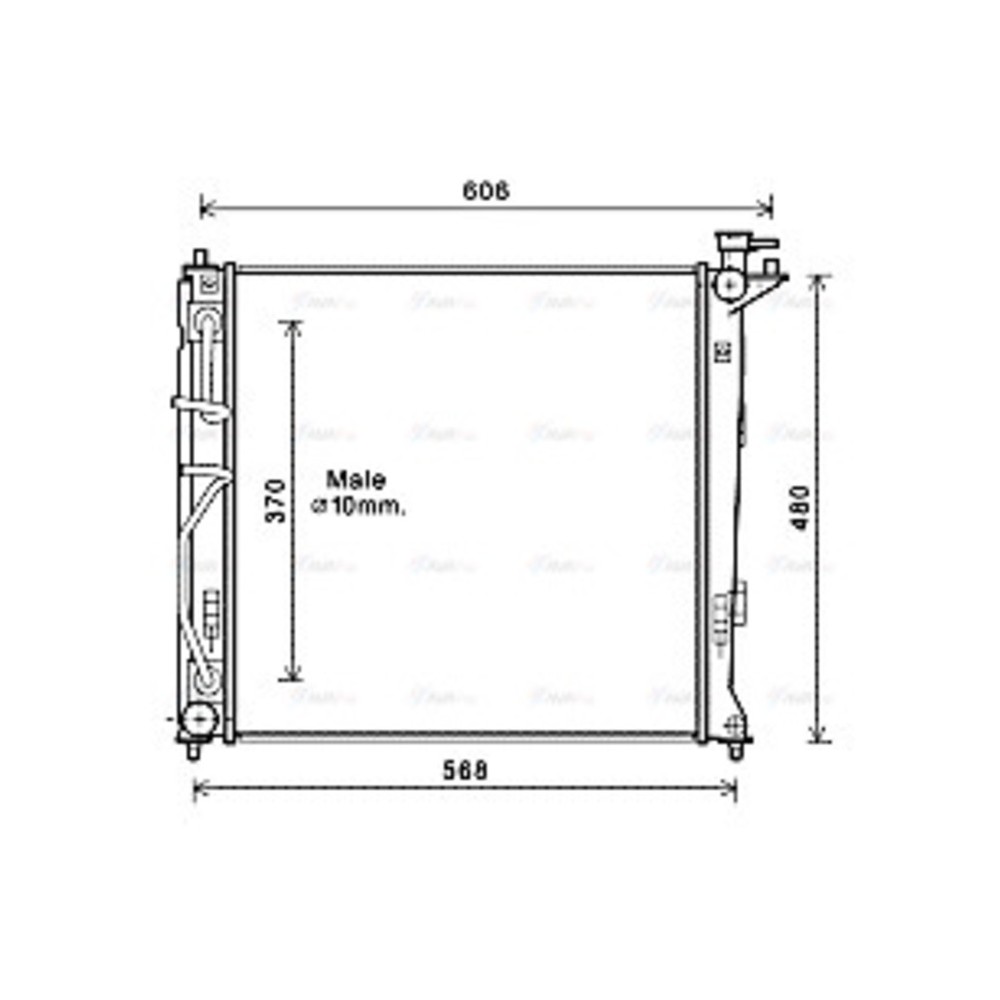 Image for AVA Cooling - Radiator