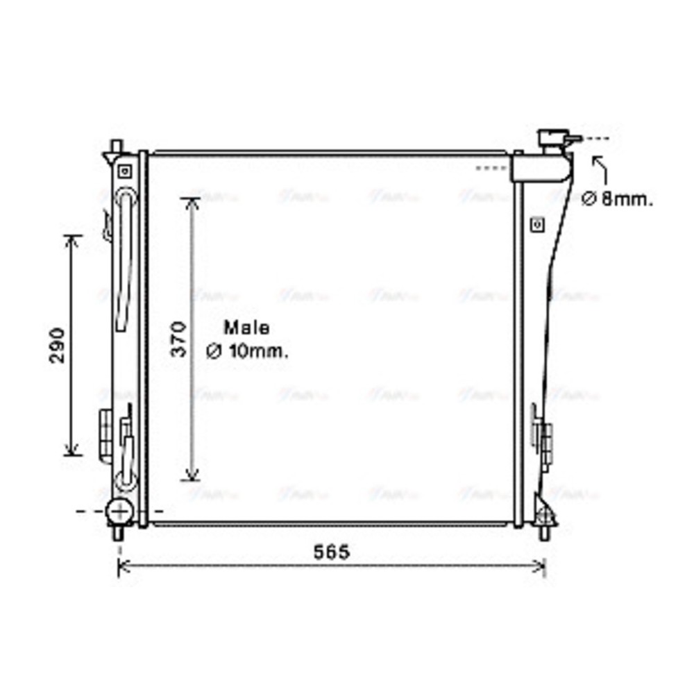 Image for AVA Cooling - Radiator