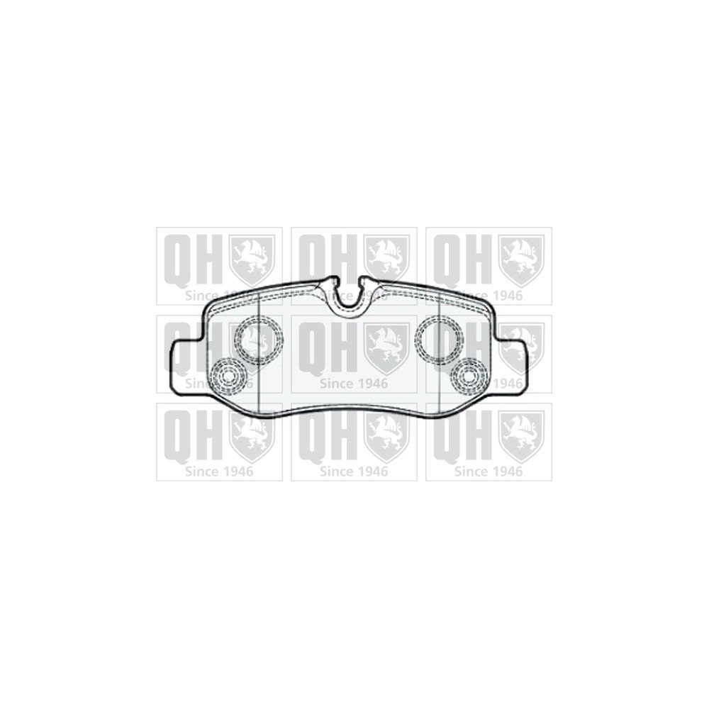 Image for QH BP1863 Brake Pad Set