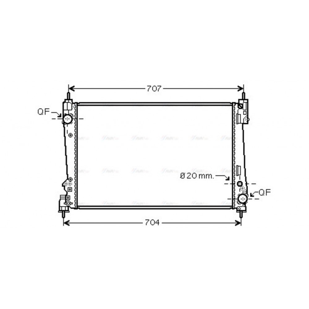 Image for AVA Cooling - Radiator