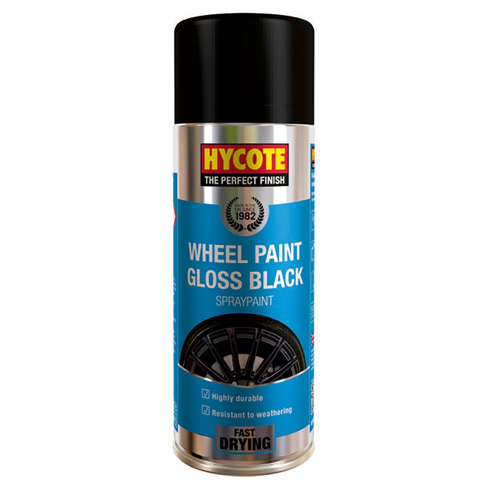 Image for Hycote XUK991 Gloss Black Wheel Paint 40
