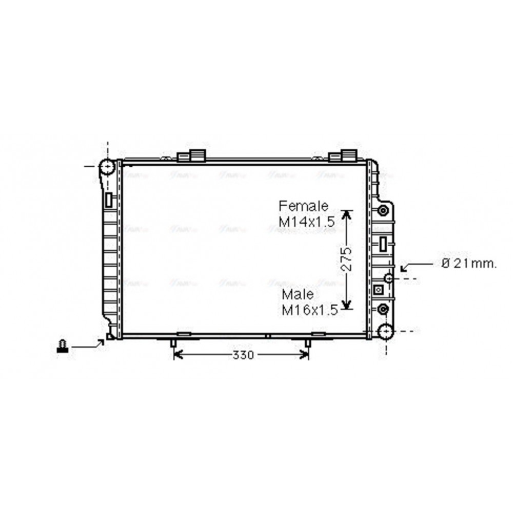 Image for AVA Cooling - Radiator