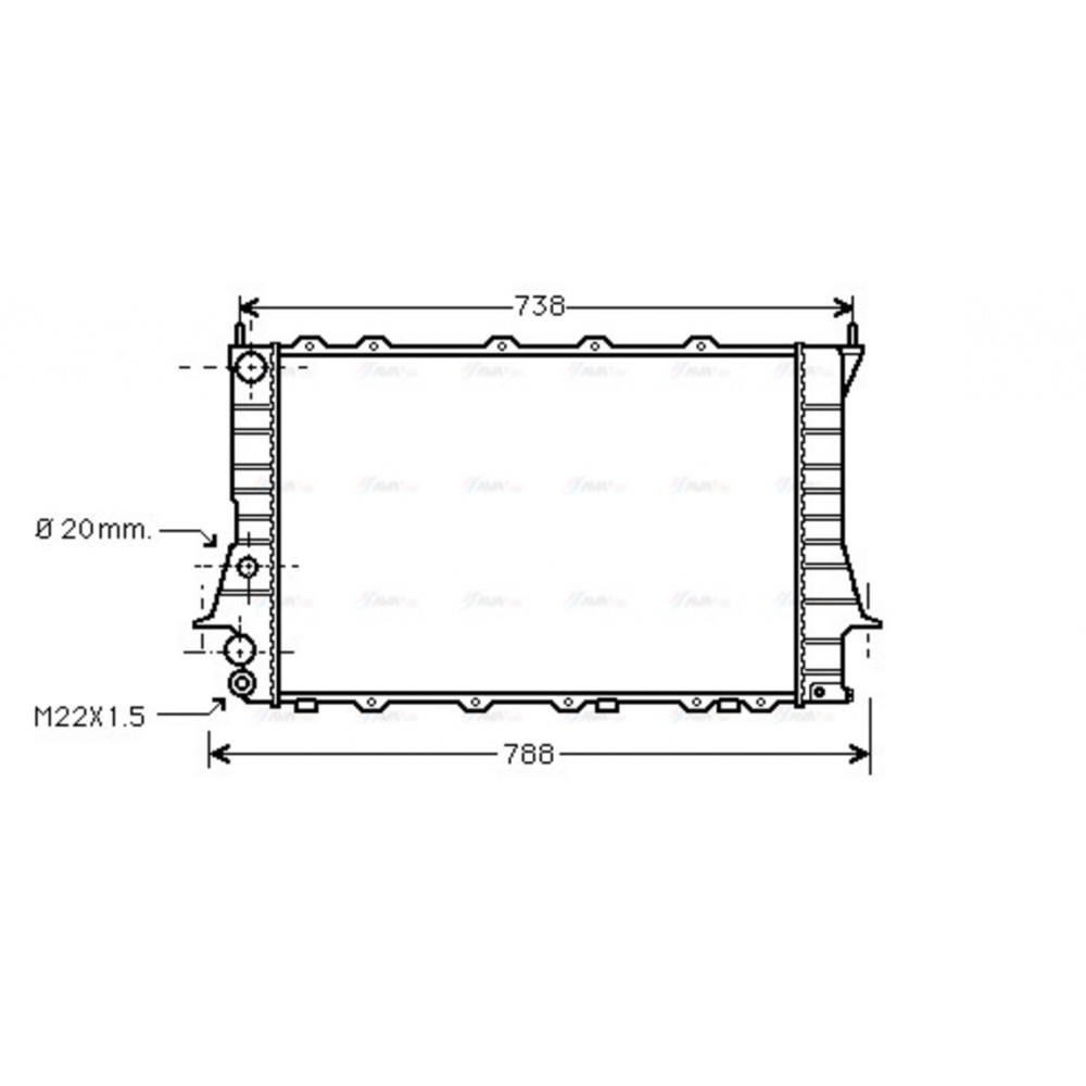 Image for AVA Cooling - Radiator