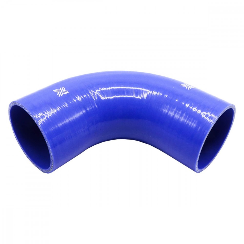 Image for Pipercross Performance Silicone HoseBlue 90Â° 80mm bore  152m