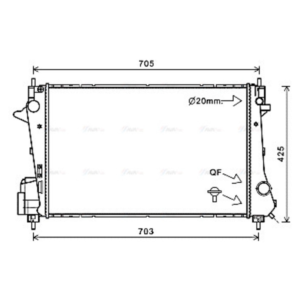 Image for AVA Cooling - Radiator