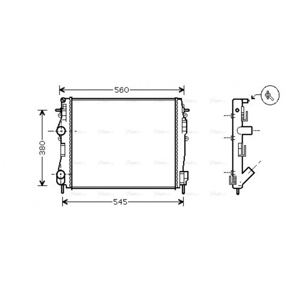 Image for AVA Cooling - Radiator