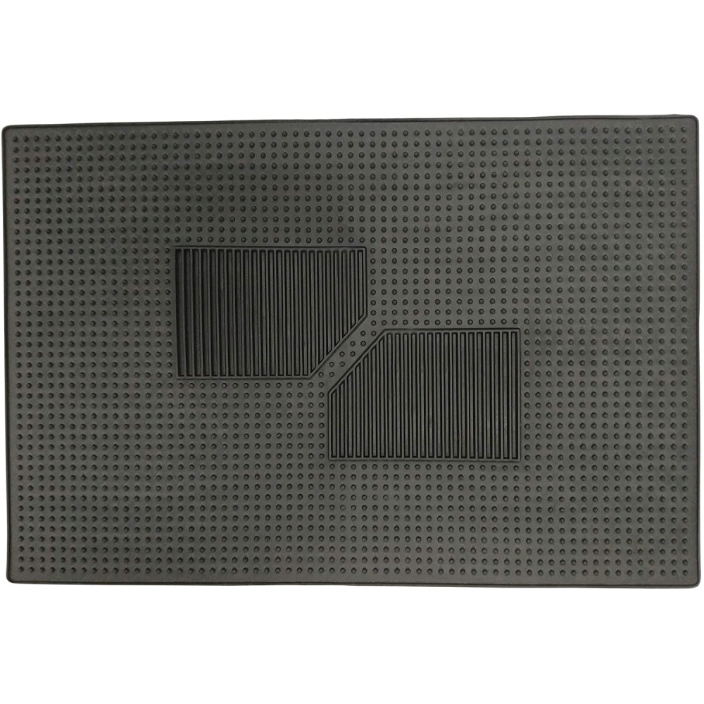 Image for Streetwize Pack of 20 Single Square Rubber Type Mats - Approx. 50x35 cm
