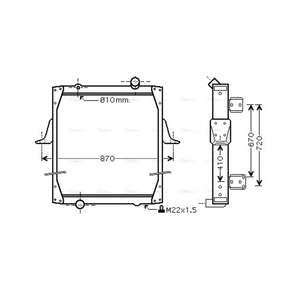 Image for AVA Cooling - Radiator