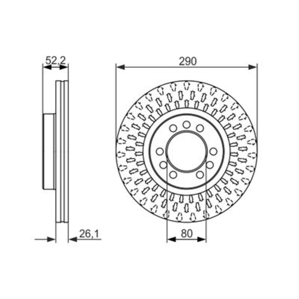 Image for Bosch Brake disc BD1471