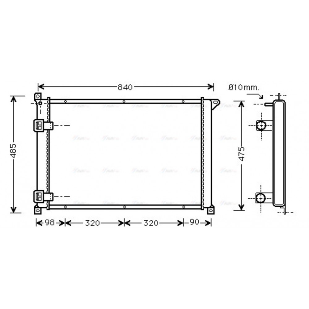 Image for AVA Cooling - Radiator