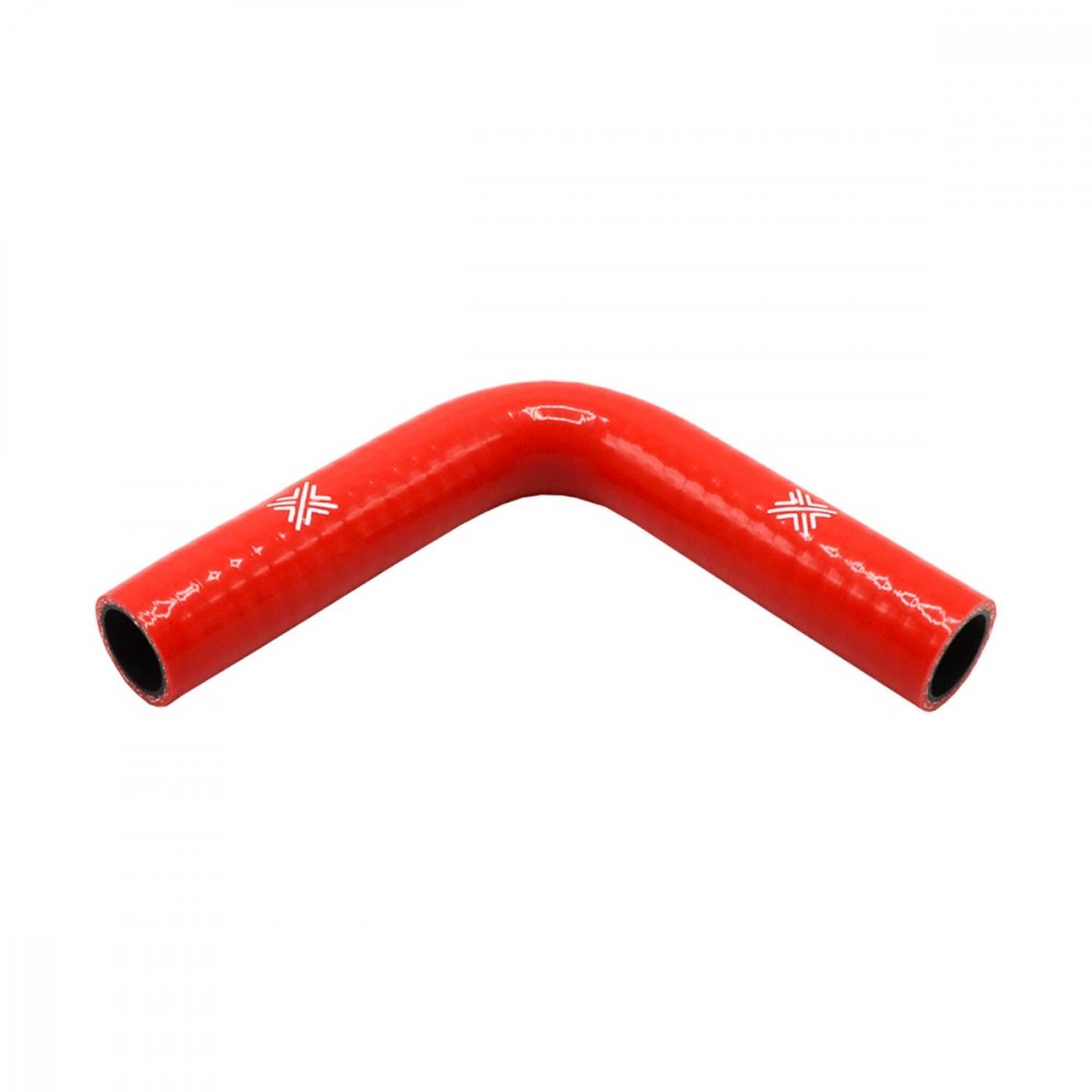 Image for Pipercross Performance Silicone HoseRed 90Â° 25mm bore  152mm