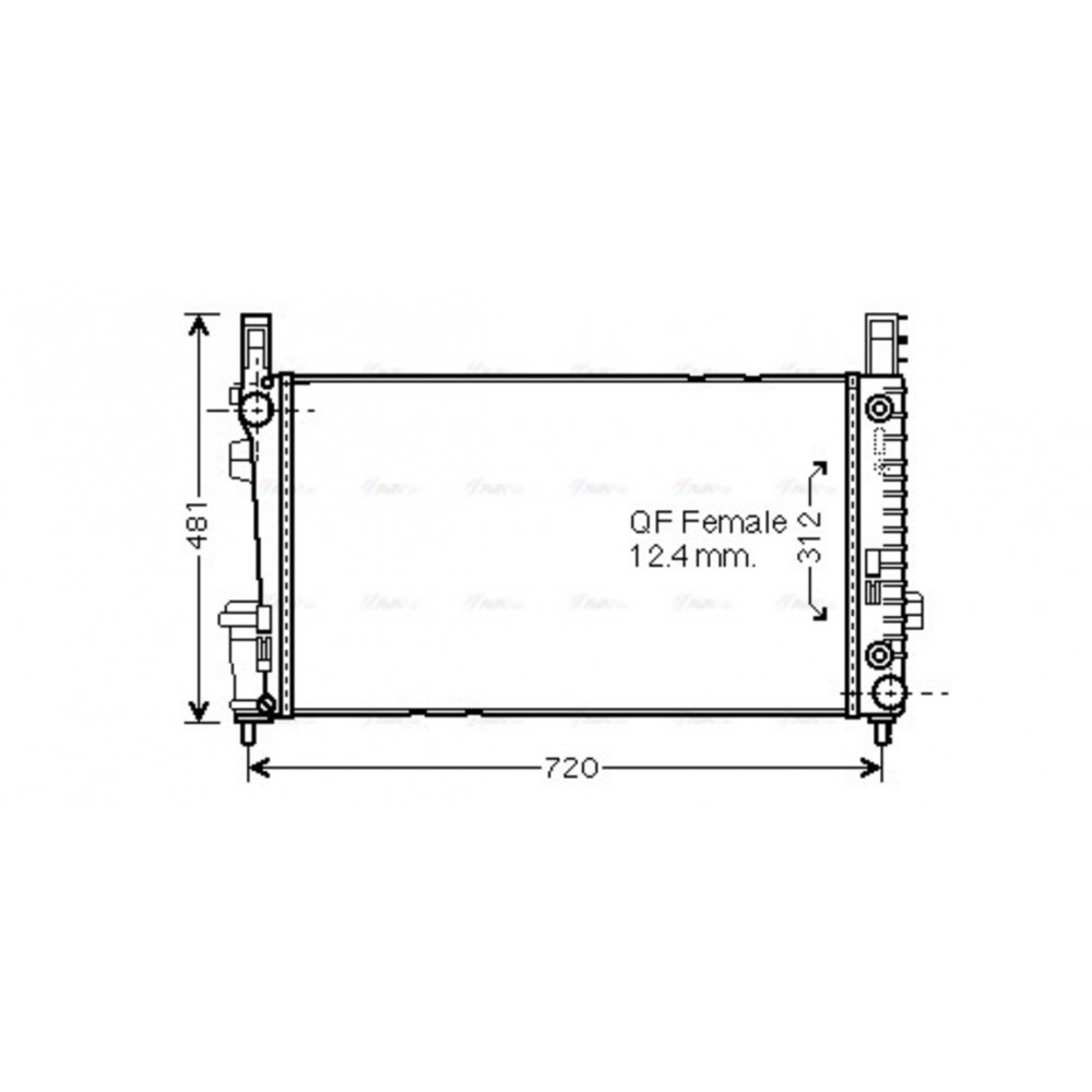 Image for AVA Cooling - Radiator