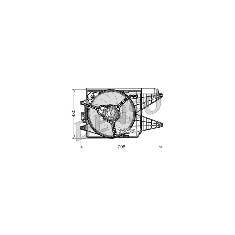 Image for Denso Radiator Cooling Fan DER09049