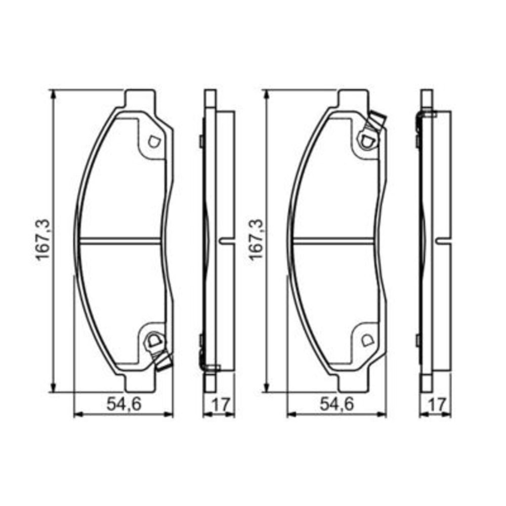 Image for Bosch Brake lining BP2190