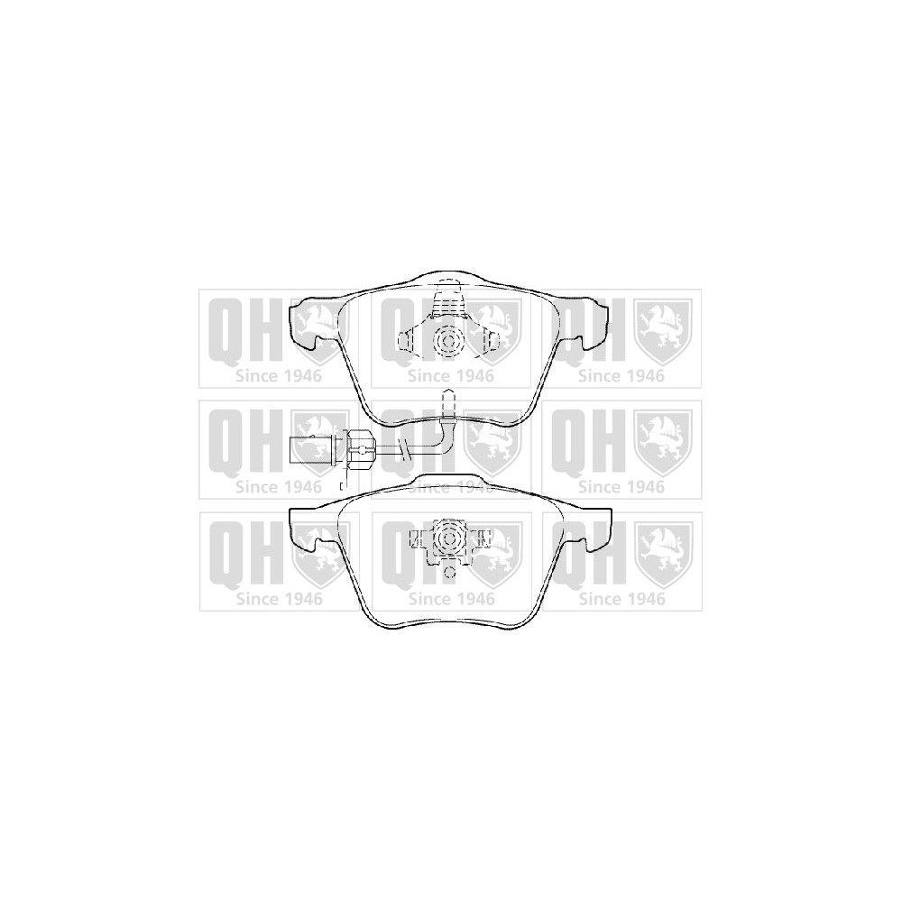 Image for QH BP1421 Brake Pad Set