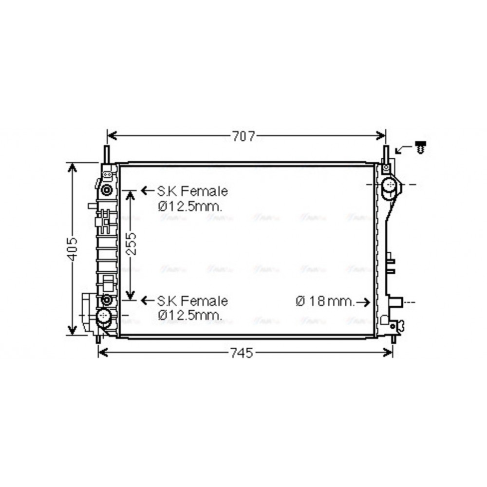 Image for AVA Cooling - Radiator