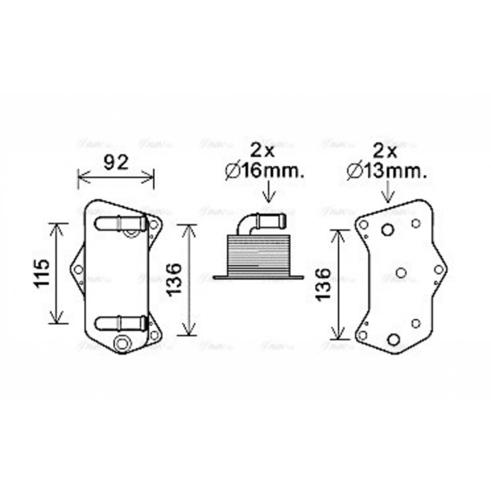 Image for AVA Cooling - Oil Cooler