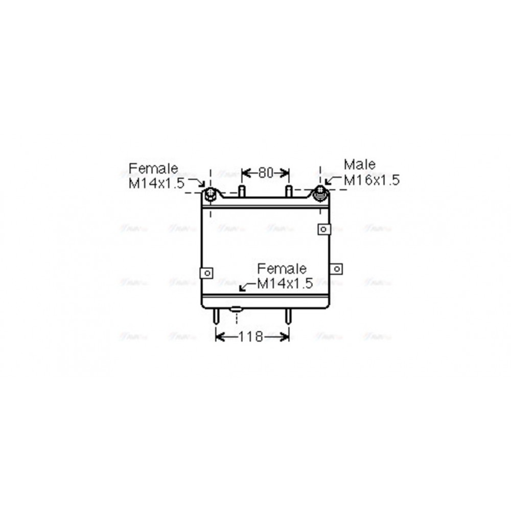 Image for AVA Cooling - Oil Cooler