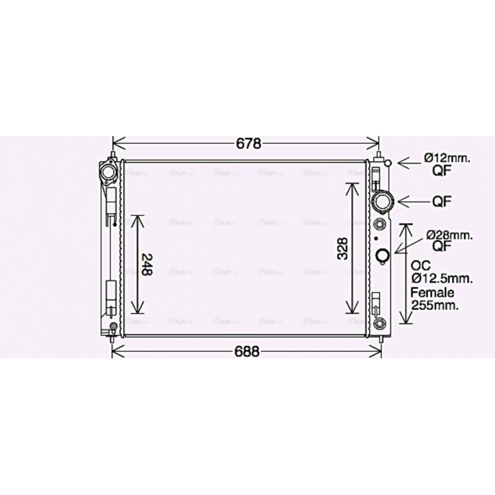 Image for AVA Cooling - Radiator