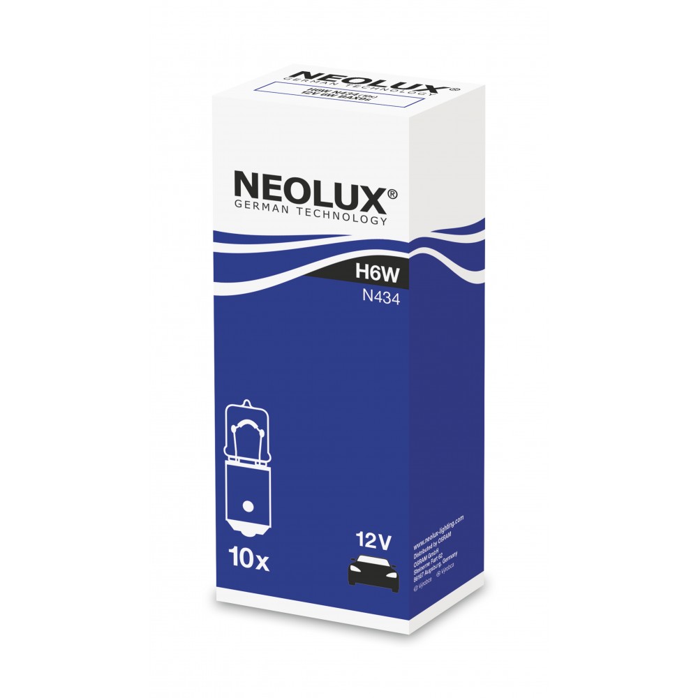 Image for Neolux N434 12v 6w BAX9s halogen (434) Trade pack of 10