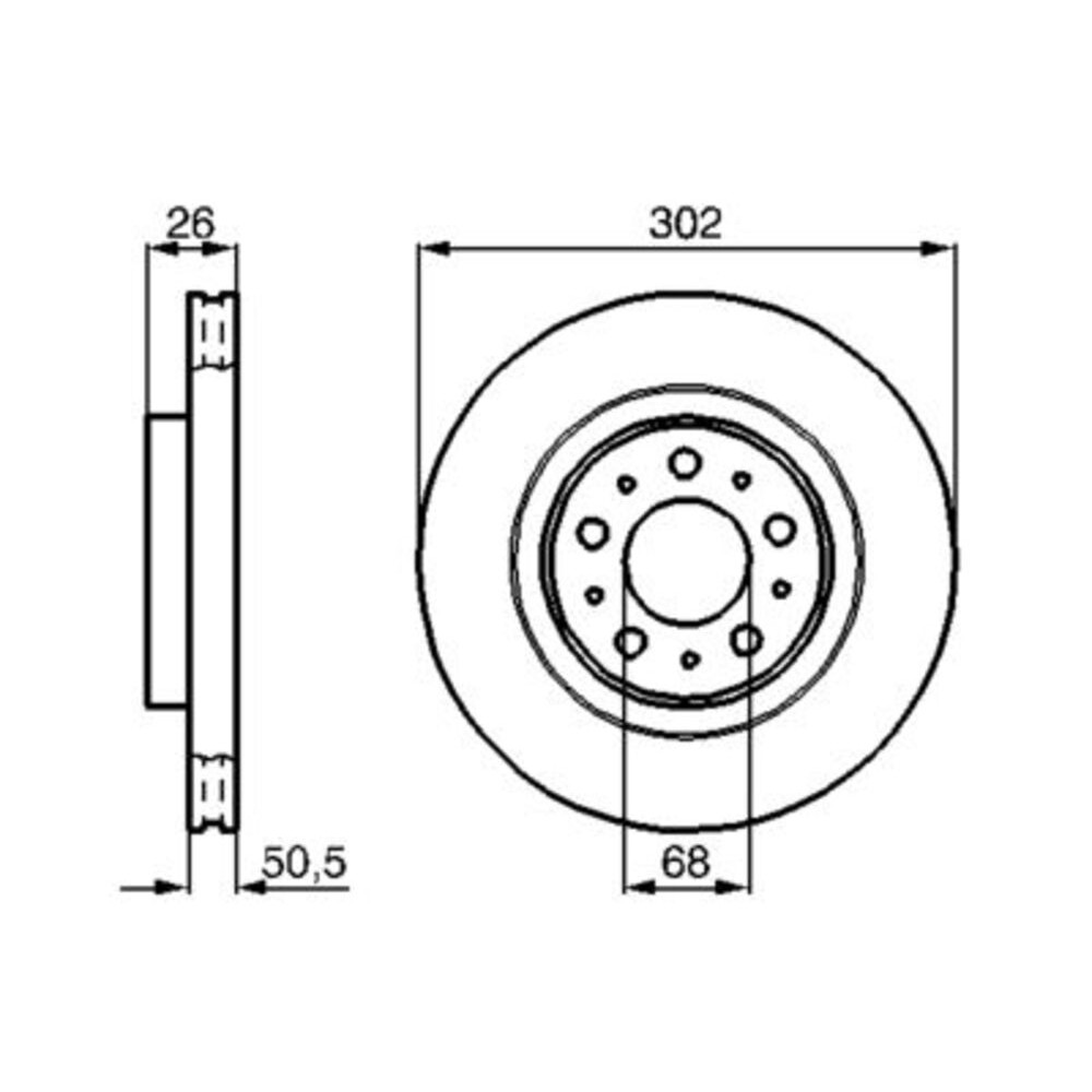 Image for Bosch Brake disc BD385