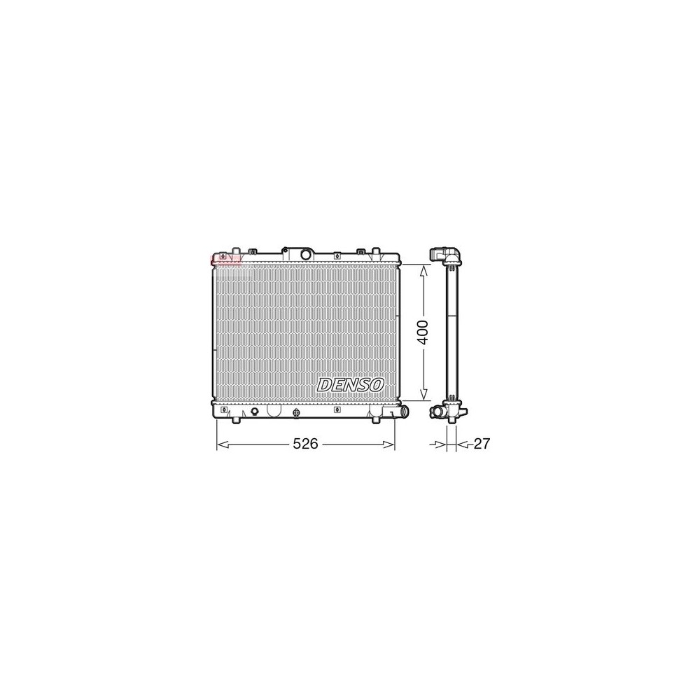 Image for Denso Radiator DRM47036