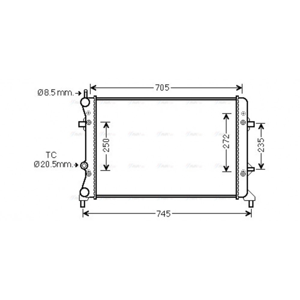 Image for AVA Cooling - Radiator