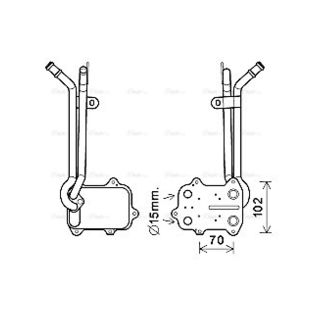 Image for AVA Cooling - Oil Cooler