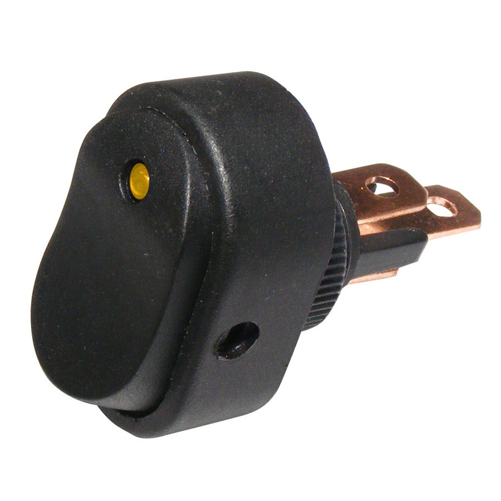 Image for Pearl PWN950 Led Rocker Switch Round Hole - Amber